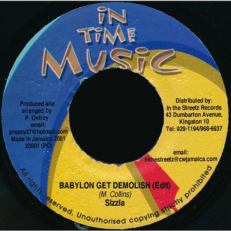 Sizzla - Babylon Get Demolish