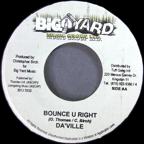 General Degree / Da'Ville - Hot Wata / Bounce U Right