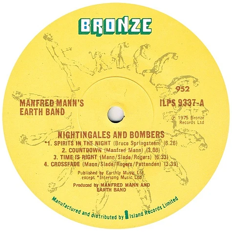 Manfred Mann's Earth Band - Nightingales & Bombers