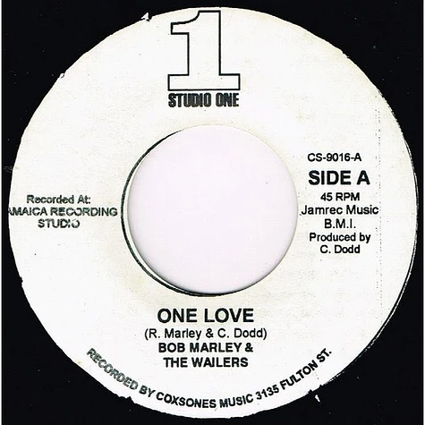 Bob Marley & The Wailers - One Love