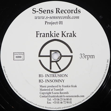 Mehdispoz / Frankie Krak - Project 01