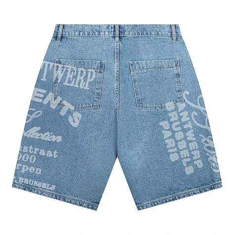 Arte Antwerp - Two Prints Denim Shorts