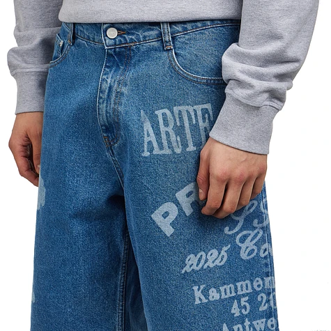 Arte Antwerp - Two Prints Denim Shorts