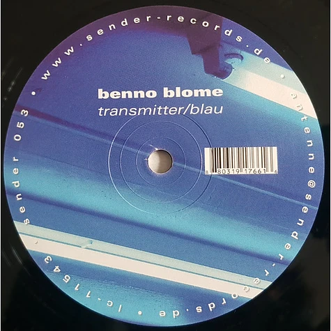 Benno Blome - Transmitter / Blau