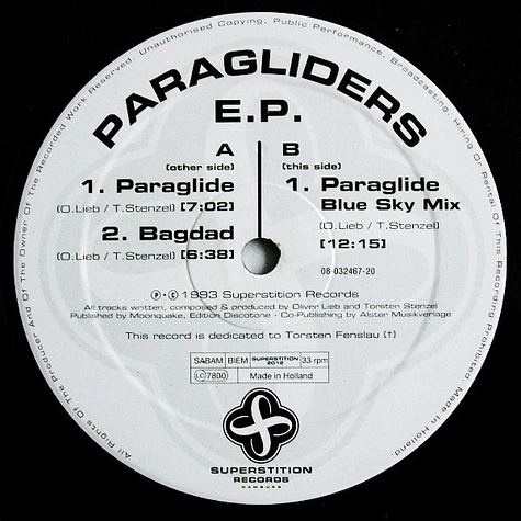 Paragliders - Paragliders EP