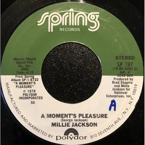 Millie Jackson - A Moment's Pleasure / Once You've Had It