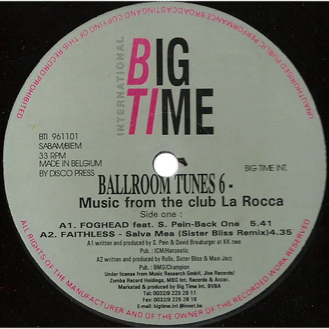 V.A. - Music From The Club La Rocca - Ballroom Tunes 6