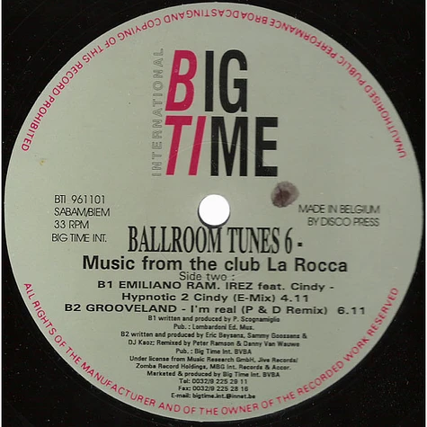 V.A. - Music From The Club La Rocca - Ballroom Tunes 6