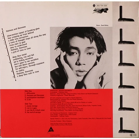 Ryuichi Sakamoto - B-2 Unit