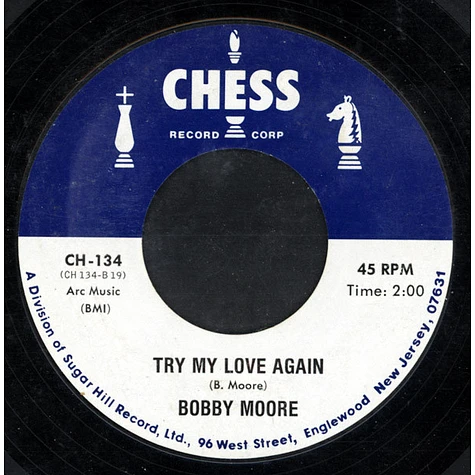 Bobby Moore - Searchin' For My Love / Try My Love Again