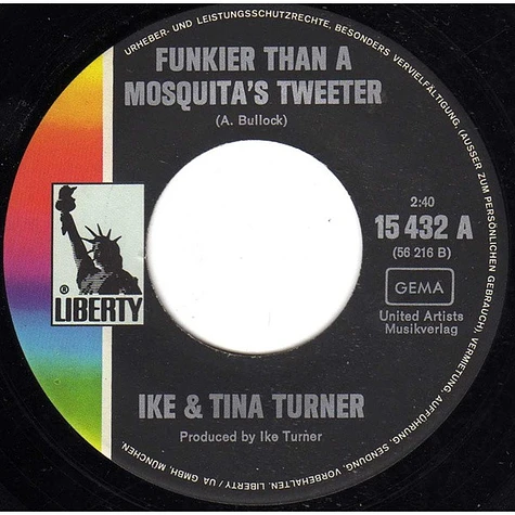 Ike & Tina Turner - Proud Mary / Funkier Than A Mosquita's Tweeter