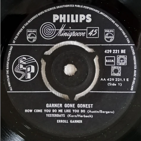 Erroll Garner - Garner Gone Gonest