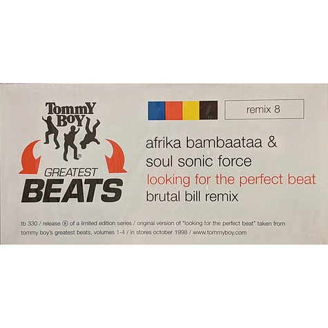 Afrika Bambaataa & Soulsonic Force - Looking For The Perfect Beat