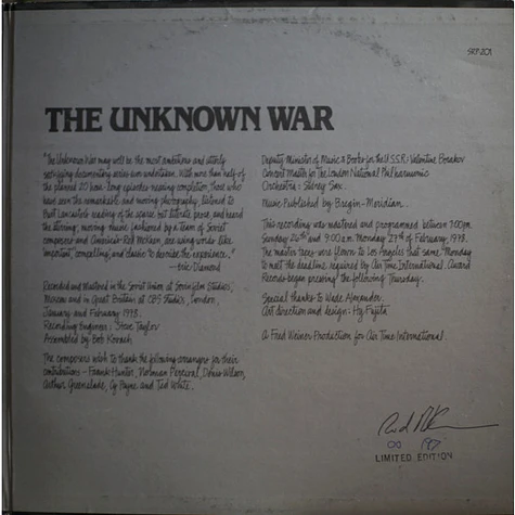 Rod McKuen - The Unknown War