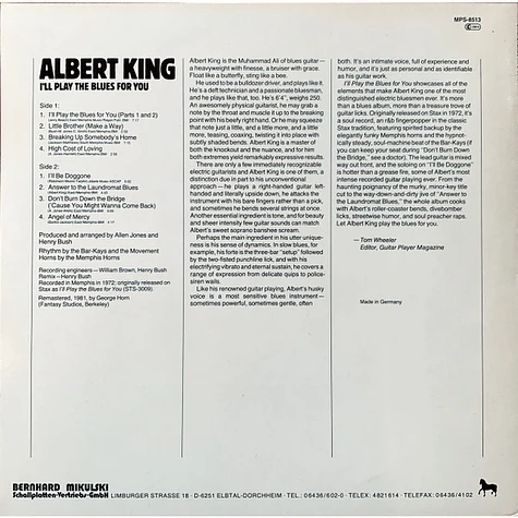 Albert King - I'll Play The Blues For You