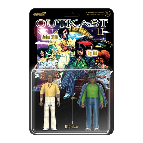 OutKast - OutKast (Aquemini) 2-Pack - ReAction Figures