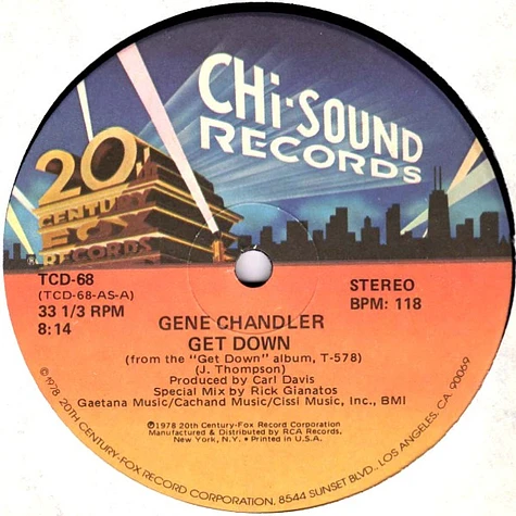 Gene Chandler - Get Down