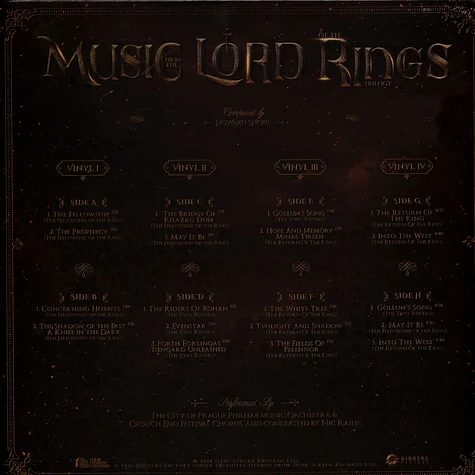 The City Of Prague Philharmonic Orchestra - Music From The Lord Of The Rings Trilogy