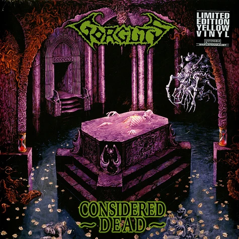 Gorguts - Considered Dead Yellow Transparent Vinyl Edition