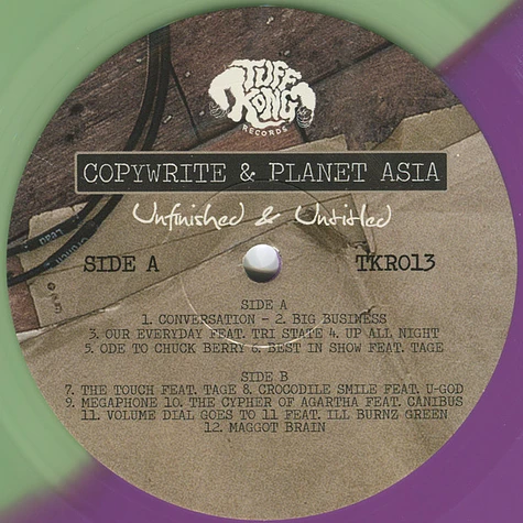 Copywrite & Planet Asia - Unfinished & Untitled