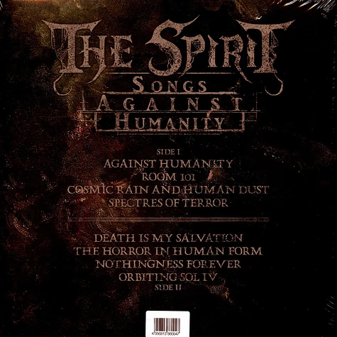 The Spirit - Songs Against Humanity Trifold Orange Marbled Vinyl Edition