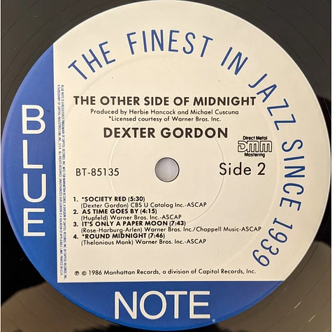 Dexter Gordon - The Other Side Of Round Midnight