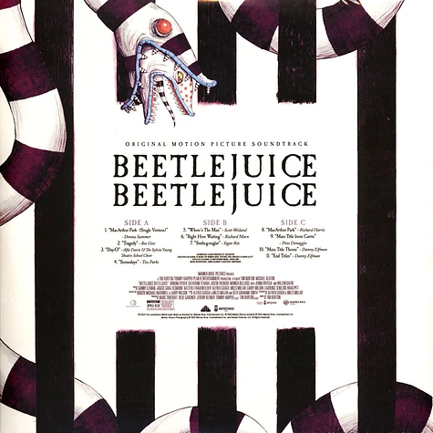 V.A. - OST Beetlejuice Beetlejuice Purple And White Smoke And Fluorescent Green Double Vinyl Edition