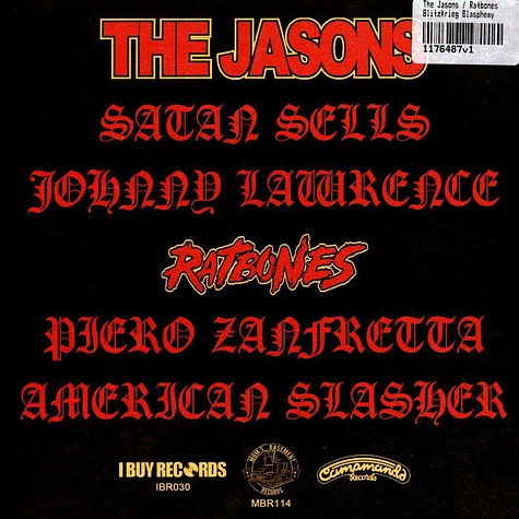 The Jasons / Ratbones - Blitzkrieg Blasphemy