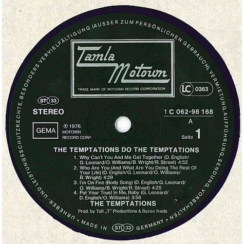 The Temptations - Do The Temptations