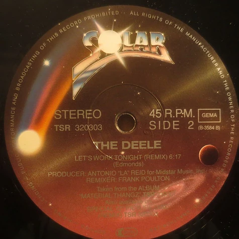 The Deele - Sweet Nothingz