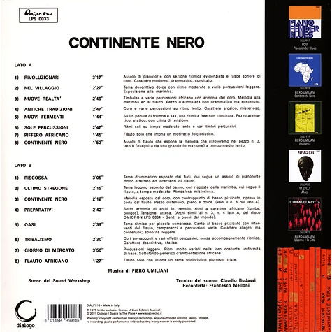 Piero Umiliani - Continente Nero