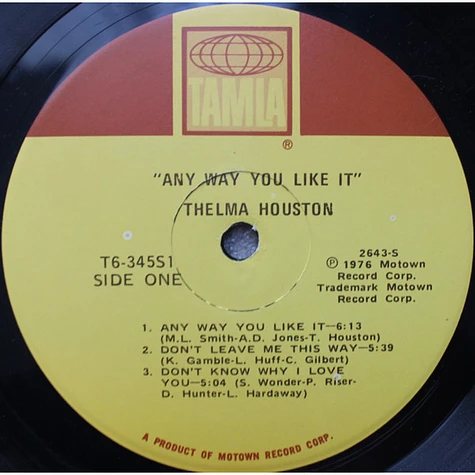 Thelma Houston - Any Way You Like It