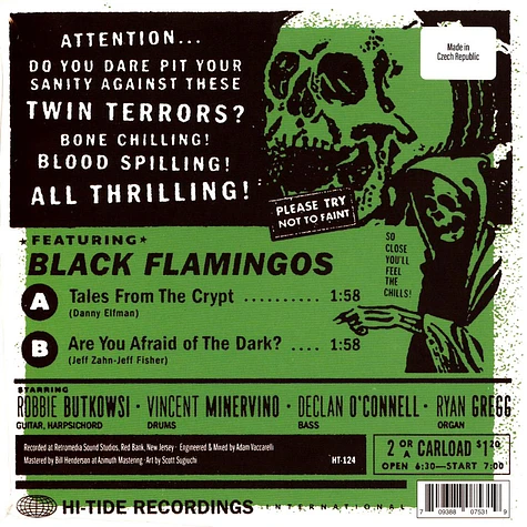 Black Flamingos - Black Flamingos Double Feature: Tales From The Crypt Theme / Are You Afraid