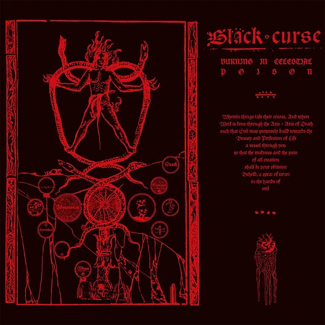 Black Curse - Burning In Celestial Poison Black Vinyl