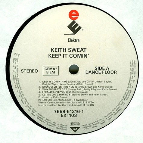 Keith Sweat - Keep It Comin'