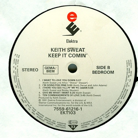 Keith Sweat - Keep It Comin'