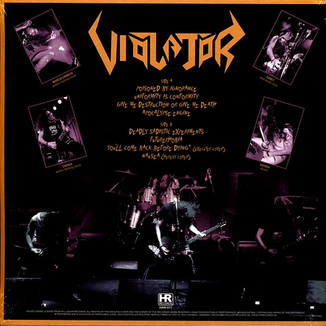 Violator - Annihilation Process Splatter Vinyl Edition