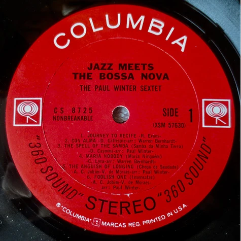 The Paul Winter Sextet - Jazz Meets The Bossa Nova