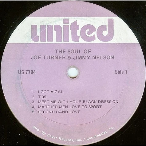 Big Joe Turner And Jimmy Nelson - The Soul Of Joe Turner & Jimmy Nelson