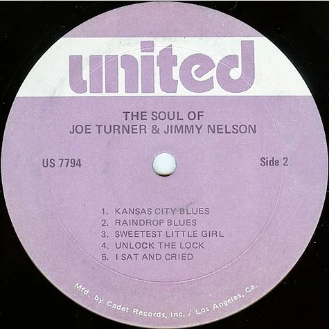 Big Joe Turner And Jimmy Nelson - The Soul Of Joe Turner & Jimmy Nelson