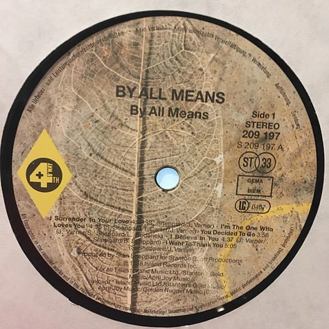 By All Means - By All Means