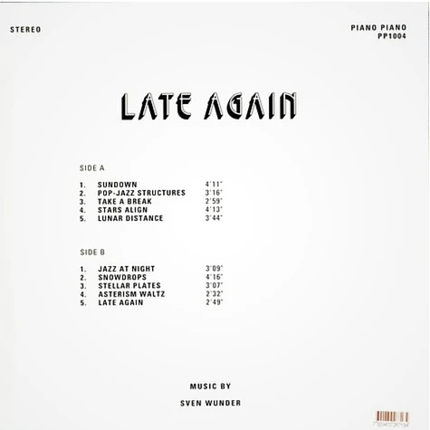 Sven Wunder - Late Again