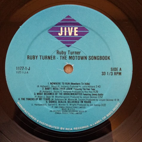 Ruby Turner - The Motown Songbook