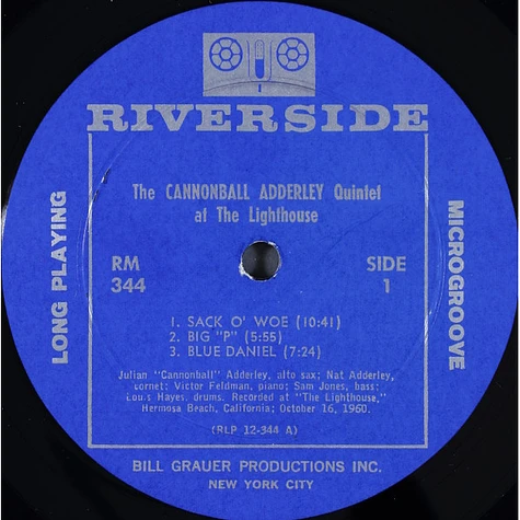 The Cannonball Adderley Quintet - At The Lighthouse