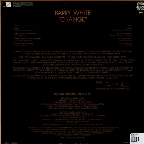 Barry White - Change