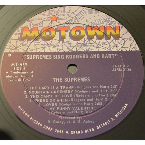 The Supremes - The Supremes Sing Rodgers & Hart