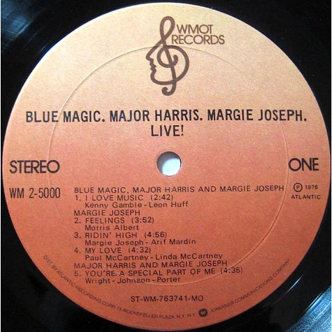 Blue Magic / Major Harris / Margie Joseph - Live!