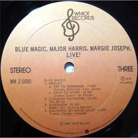 Blue Magic / Major Harris / Margie Joseph - Live!