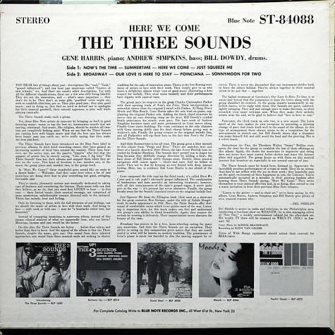 The Three Sounds - Here We Come