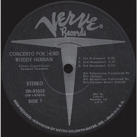 Woody Herman And The Thundering Herd - Concerto For Herd